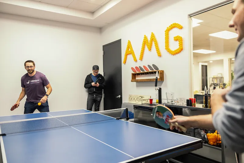 Ping pong in the office
