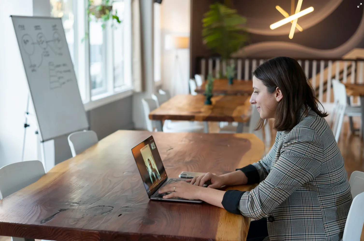 Three-office video call sync